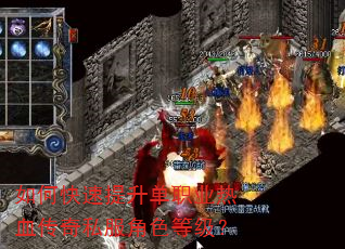 如何快速提升单职业热血传奇私服角色等级? 如何快速提升单职业热血传奇私服角色等级?