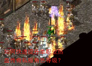 如何快速提升单职业热血传奇私服角色等级? 如何快速提升单职业热血传奇私服角色等级?