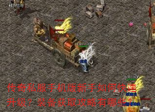 传奇私服手机版新手如何快速升级?装备获取攻略有哪些? 传奇私服手机版新手如何快速升级?装备获取攻略有哪些?