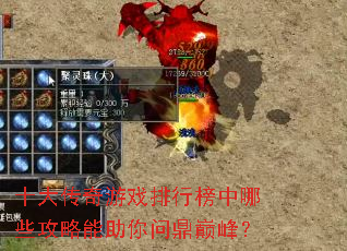 ʮ������Ϸ���а�����Щ�����������ʶ��۷壿