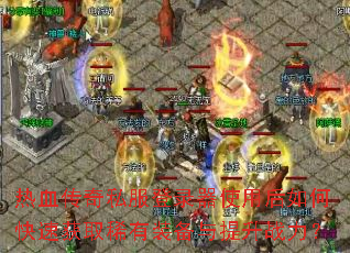 ��Ѫ����˽����¼��ʹ�ú���ο��ٻ�ȡϡ��װ��������ս����