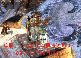 ��ְҵ����������ο���ˢBOSS��װ����ȡ��������Щ��