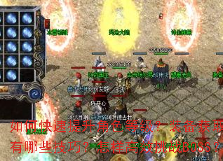 ��ο���������ɫ�ȼ���װ����ȡ��ǿ������Щ���ɣ�������Ч��սBOSS��