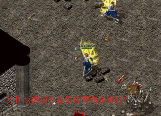 如何快速提升武易传奇角色等级? 如何快速提升武易传奇角色等级?