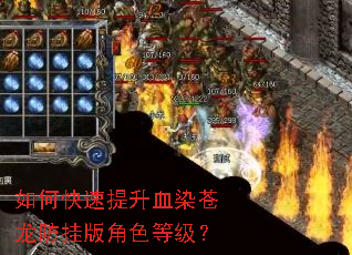 如何快速提升血染苍龙防挂版角色等级? 如何快速提升血染苍龙防挂版角色等级?