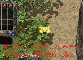 如何在新战区高效获取材料与元宝?散人玩家赚钱攻略大揭秘 如何在新战区高效获取材料与元宝?散人玩家赚钱攻略大揭秘