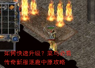 如何快速升级?菜鸟必看传奇新服逐鹿中原攻略 如何快速升级?菜鸟必看传奇新服逐鹿中原攻略