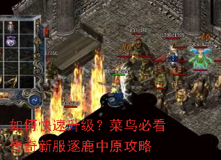 如何快速升级?菜鸟必看传奇新服逐鹿中原攻略 如何快速升级?菜鸟必看传奇新服逐鹿中原攻略