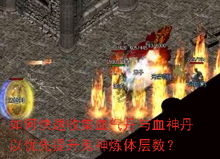 如何快速收集血气丹与血神丹以优先提升鬼神炼体层数? 如何快速收集血气丹与血神丹以优先提升鬼神炼体层数?