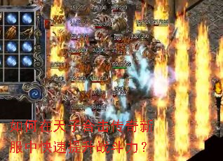 如何在天子合击传奇新服中快速提升战斗力? 如何在天子合击传奇新服中快速提升战斗力?