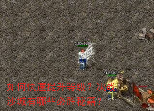 如何快速提升等级?决战沙城有哪些必胜秘籍? 如何快速提升等级?决战沙城有哪些必胜秘籍?