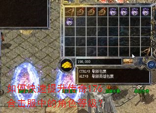 如何快速提升传奇176合击服中的角色等级? 如何快速提升传奇176合击服中的角色等级?