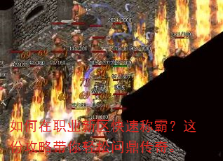 如何在职业新区快速称霸?这份攻略带你轻松问鼎传奇。 如何在职业新区快速称霸?这份攻略带你轻松问鼎传奇。